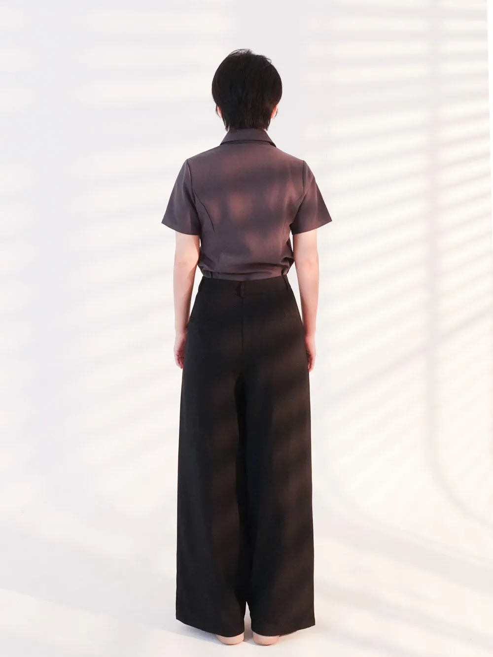 Wide Slacks Black