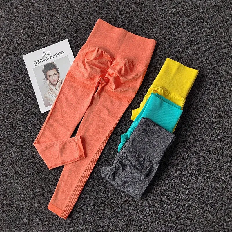 Women Gym Yoga Pants Seamless Sports Legging High Waist