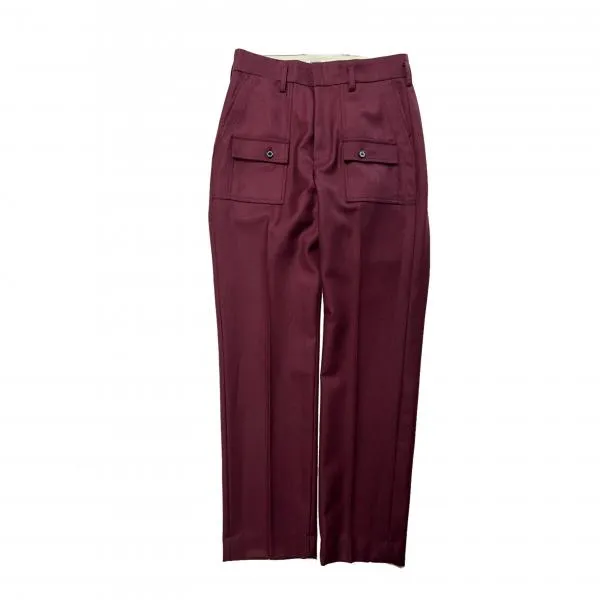 Wool Deck Detail Slacks