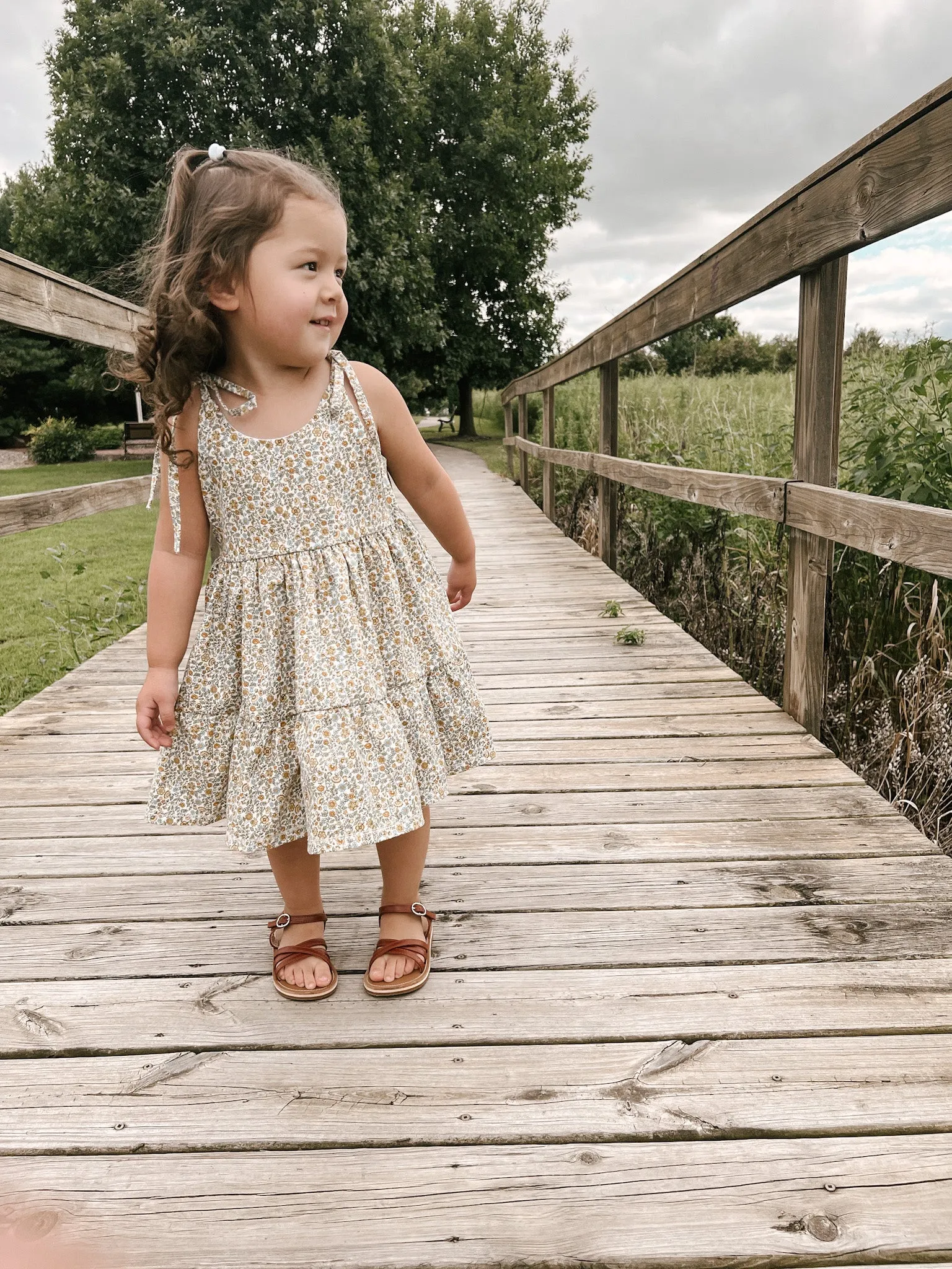 Youth Azalea Romper and Dress Digital Sewing Pattern Sizes 12/18m - 16Y
