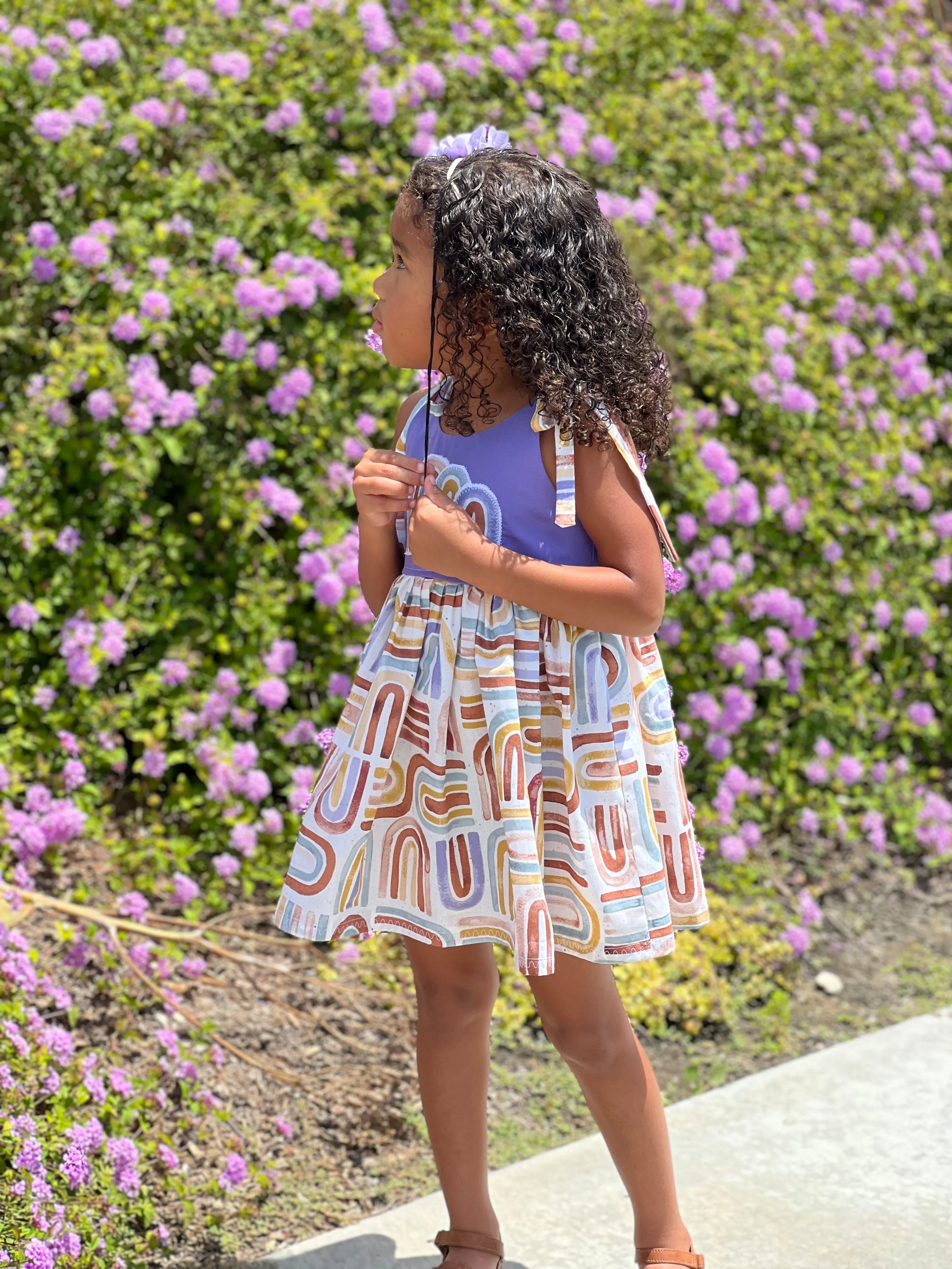 Youth Azalea Romper and Dress Digital Sewing Pattern Sizes 12/18m - 16Y