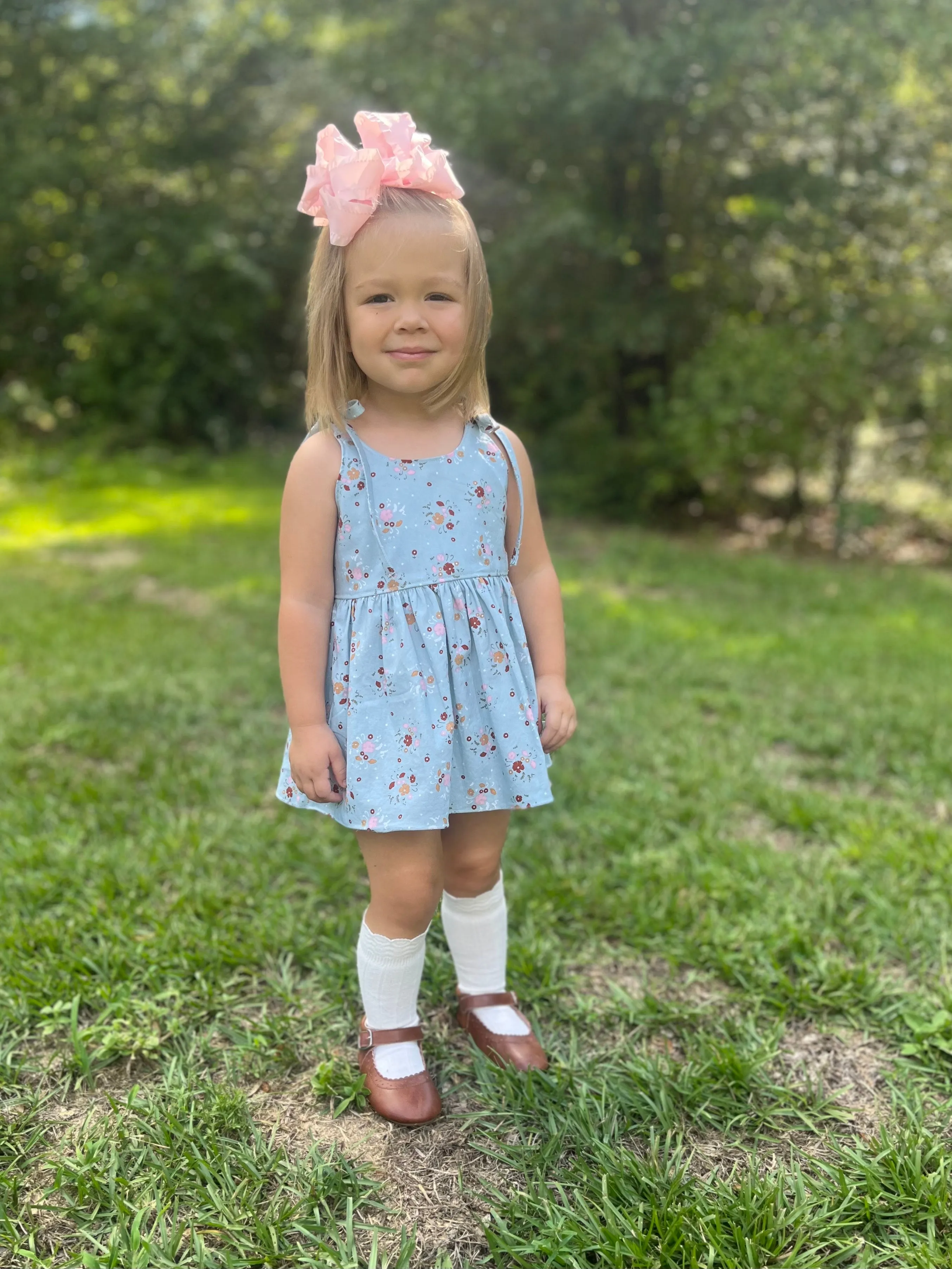 Youth Azalea Romper and Dress Digital Sewing Pattern Sizes 12/18m - 16Y