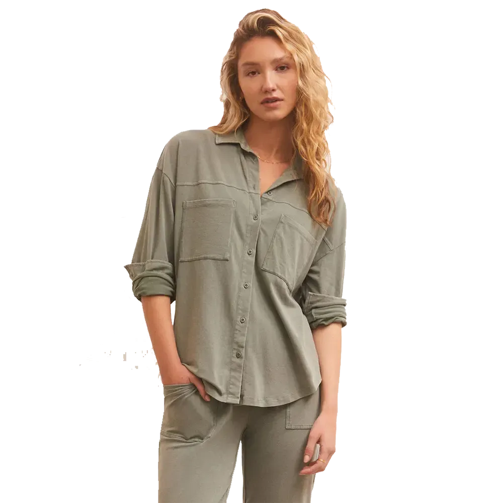 Z Supply Women's Niccola Button Up Top